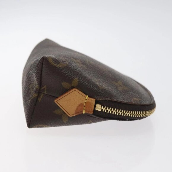 LOUIS VUITTON Monogram Pochette Cosmetic PM Cosmetic Pouch M47515 LV Auth 128595 - Picture 6 of 16
